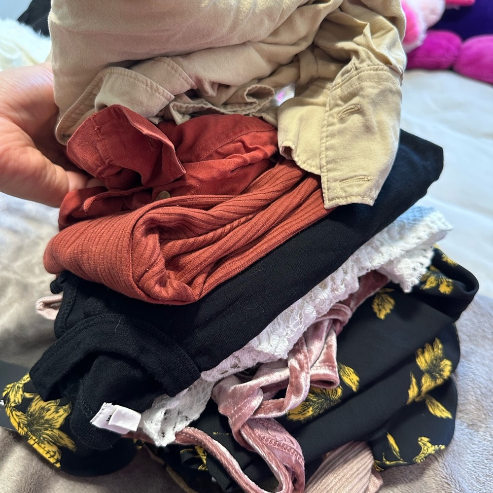 Assorted Clothing Bundle in Earth Tones